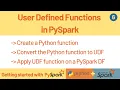 User Defined Functions UDF in PySpark Python