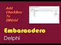 042-Add CheckBox To DBGrid Delphi