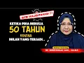 Download Lagu KETIKA SEORANG PRIA BERUSIA 50 TAHUN, Inilah yang terjadi.. - Seminar dr. Aisah Dahlan, CMHt. MP3