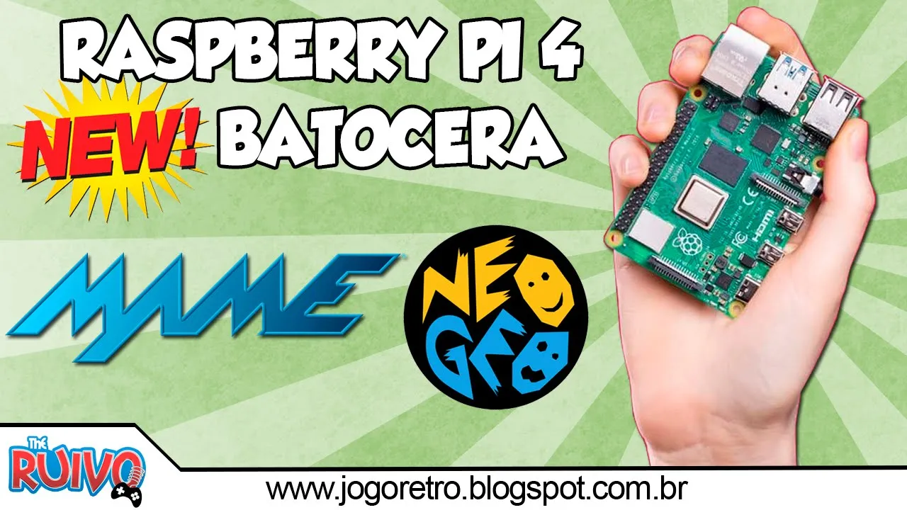 Raspberry Pi 4 (4GB) - Testando Jogos de Arcade e Neo Geo