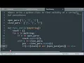write a python class to find validity of a string of parentheses