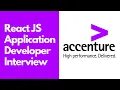 Accenture - ReactJS Interview Application Developer 2 Years ReactJS application Developer 2025