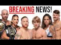 My Reaction And Breakdown For UFC 324 and UFC 325 (BREAKING NEWS)