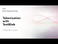 24 Tokenization using TextBlob Text Preprocessing and Mining for NLP KGP Talkie