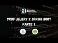 CRUD JQuery y Spring Boot API REST Parte 2 4SoftwareDevelopers