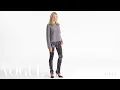 Jeanius Alexandra Michler in Balenciaga Marble-Print Gant jeans