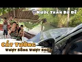 Lagu CÁT TƯỜNG quá LIỀU LĨNH khi đi qua đoạn đường NƯỚC TRÀN BỜ ĐÊ, XE có thể XUỐNG SÔNG