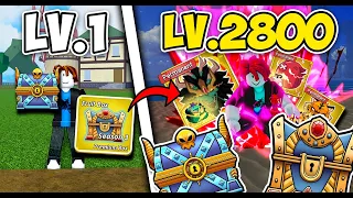 Noob To Max With Secret Code In Blox Fruits (FULL MOVIE)