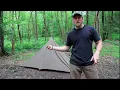 Create a Fully Enclosed Tipi with a Tarp Survival Shelter Easy Tarp Tipi