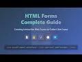 HTML Forms Tutorial for Beginners Create Interactive Web Forms