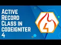 Codeigniter 4 Active Record Class in codeigniter 4