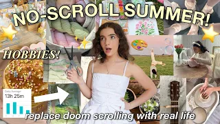 how to ACTUALLY make life feel magical again⭐️🫧 replacing doom scrolling with HOBBIES & real life!🎨