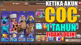 INI JADINYA AKUN COC TIDAK LOGIN 1 TAHUN! :'( #clashofclans #coc #cocindonesia