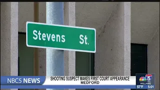 Medford shooting suspect makes first appearance in court