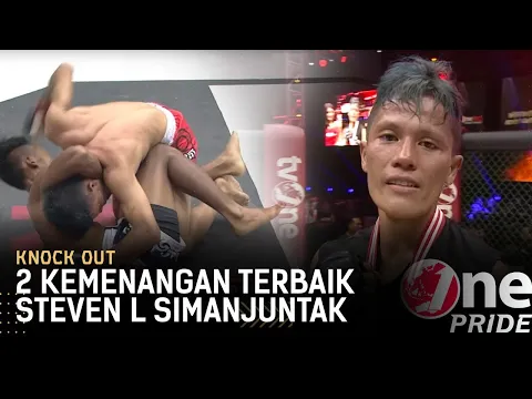Tak Disangka! Kemenangan Steven Leandro Simanjuntak Mengharukan || Best Knock Out One Pride MMA