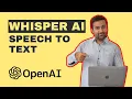 Artificial Intelligence How To Convert Speech To Text Using Whisper AI