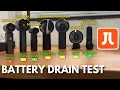 BATTERY DRAIN TEST - All Jisulife Handheld Fans Tested