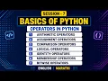 Session 7 Operators In Python