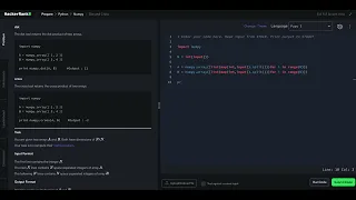 Hackerrank Python Solution Numpy - Dot and Cross