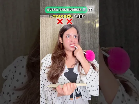 Everyone has to play the de@dly game of guess the number☠️🤫 #shorts #ytshorts #funny