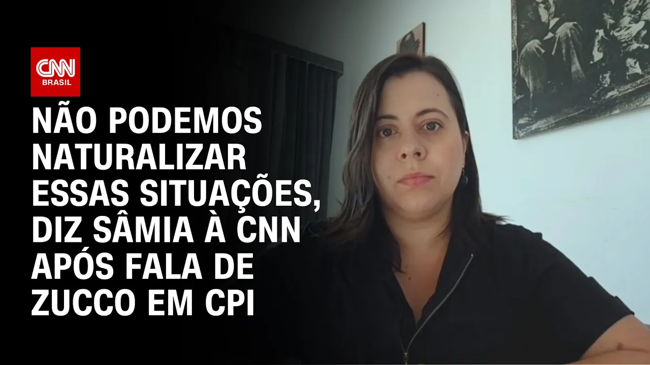 Não podemos naturalizar essas situações, diz Sâmia à CNN após fala de Zucco em CPI | CNN 360º