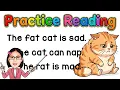 READING DRILL CVC Sentences for Kindergarten Grade 1 Phonics Practice Reading Made Easy