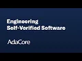 Engineering Self-Verified Software