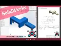 SolidWorks 3D CAD EXERCISES 15 StudyCadCam Solution Tutorial