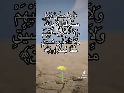 وإصبر وما صبرك الا بالله♥️💜