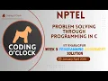 NPTEL Problem Solving Through Programming In C Week 5 Programming Assignment Solution Jan Apr 2025