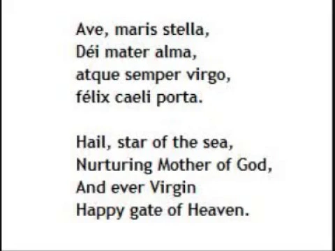 Download MP3 Gregorian Chant: Ave Maris Stella (with lyrics)
