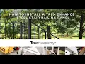 How to Install a Trex Enhance Steel Stair Railing Trex Academy