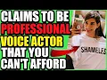 entitled streamer InvaderVie PLOT TWIST turns out she s a Pro VA nobody can afford hahahahahaha