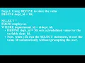 Managing Substitution variables with DEFINE and UNDEFINE Commands Q3 Oracle L23 P1 SMILE ROAD
