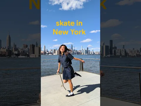 skating for the first time in NYC 🫪 with @Google #GooglePartner