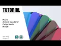 Color Node In MASH Maya Arnold Renderer Tutorial