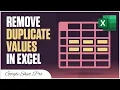 How to Remove Duplicates in Excel in Seconds Easy Method
