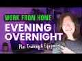 TRAINING EQUIPMENT PROVIDED Evening Night Shift Work From Home Jobs Now Hiring