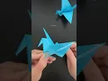 How to fold Flapping Origami Crane Traditional