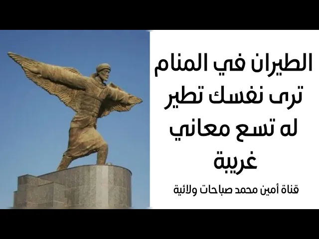 ⁣معنى الطيران في المنام ترى نفسك تطير له تسع معاني غريبة / لتفسير الأحلام 07760026673 // 07867178255
