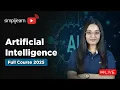 Artificial Intelligence Full Course 2026 Artificial Intelligence Tutorial AI Course Simplilearn