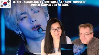 Download BTS V - Singularity [Live Video] at Love Yourself World Tour in Tokyo Dome | 🇩🇰NielsensTV REACTION MP3