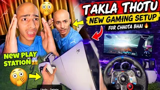 Takla kardiya thotu😱 New Gaming set up for Chota bhai😍✅  