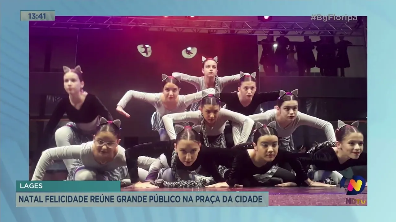 Começou a programação de natal na cidade de Lages