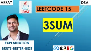 Master 3Sum LeetCode 15 in Java Two Pointer Approach DSA Interview Prep MDTech