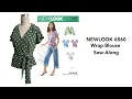 NewLook 6560 Wrap Blouse Sewing Tutorial