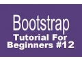 Bootstrap Tutorial For Beginners 12 - Adding Carousel Image Slider