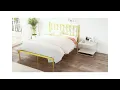 Gold Bed Frame gold metal bed frame gold queen bed