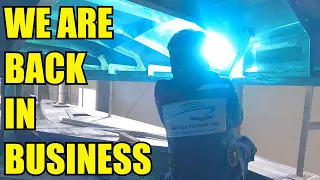 Ep. 57 The Boat Build starts up again – WE ARE BACK IN BUSINESS!