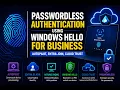 Passwordless Authentication using Windows Hello For Business Autopilot Entra Join Cloud Trust